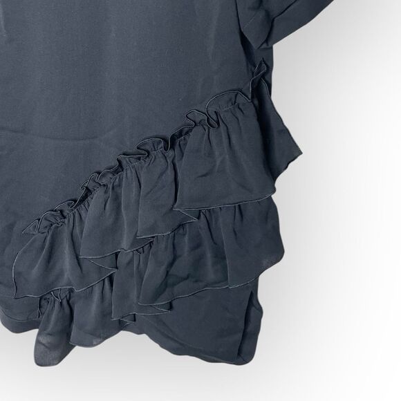 Max Mara Briose Silk Top in Black Size 8 - Picture 8 of 11